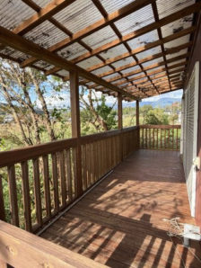 ウッドデッキ